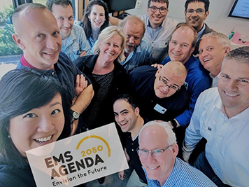 EMS Agenda 2050 group smiling