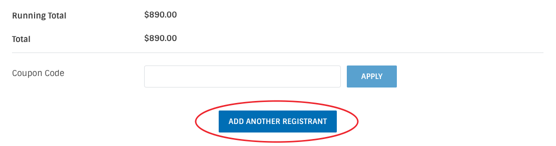 Add Another Registrant
